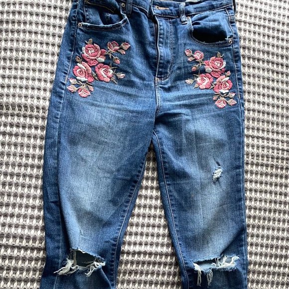 Garage flower Jeans - Picture 2 of 3